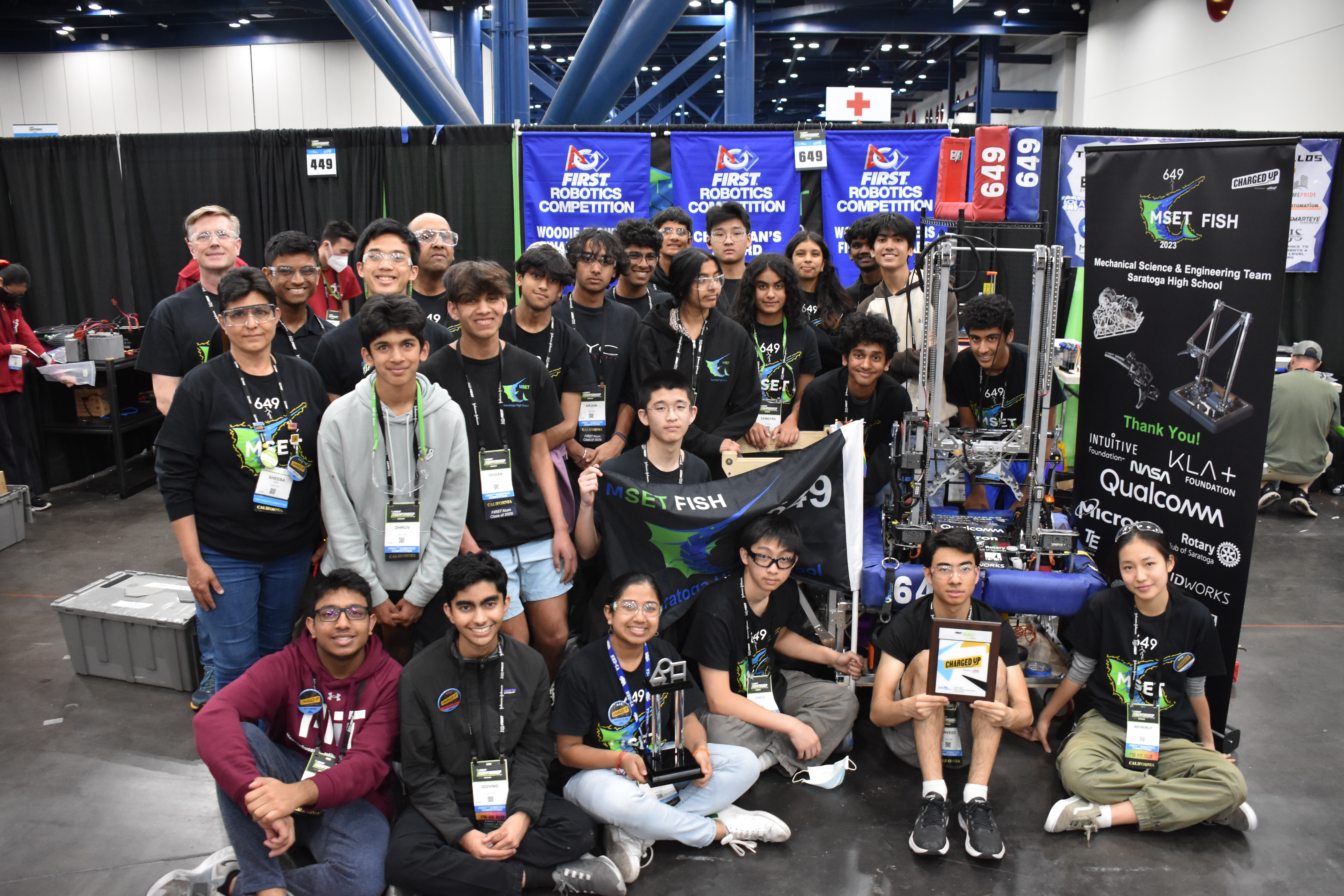 FRC Robotics Competition Worlds Finalist